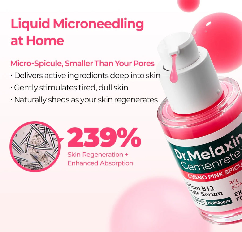 Dr. Melaxin Cemenrete Cyano Pink Spicule Serum 1.01 fl ( 30 ml)