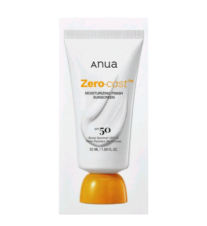 ANUA
Zero-Cast Moisturizing Finish Sunscreen - hydrates and protects 50ml