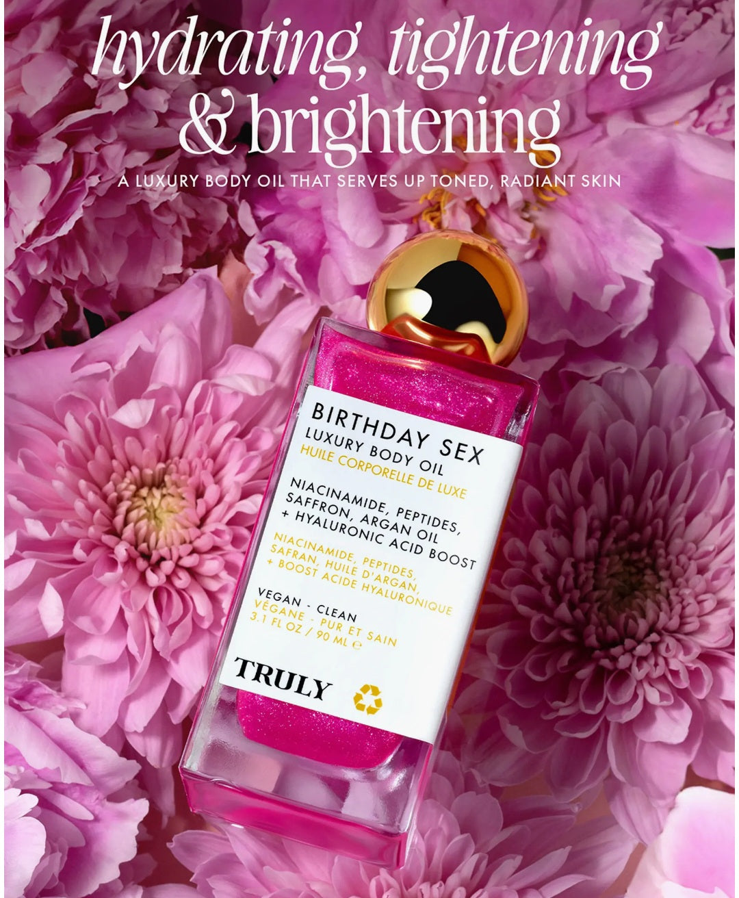 Truly Beauty Birthday Sex Luxury Body Oil ( 90ml)