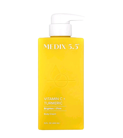Medix 5.5 Body Treatment Cream, Vitamin C + Turmeric 15 fl oz ( 444ml)