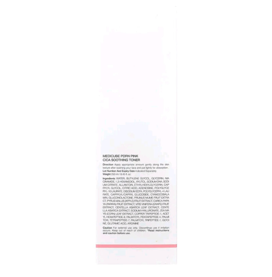 Medicube PDRN Pink Cica Soothing Toner, 8.45 fl oz (250 ml)