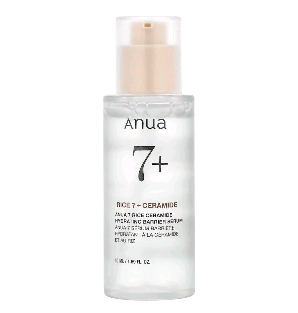 Anua 7 Rice Ceramide Hydrating Barrier Serum, 1.69 fl oz (50 ml)