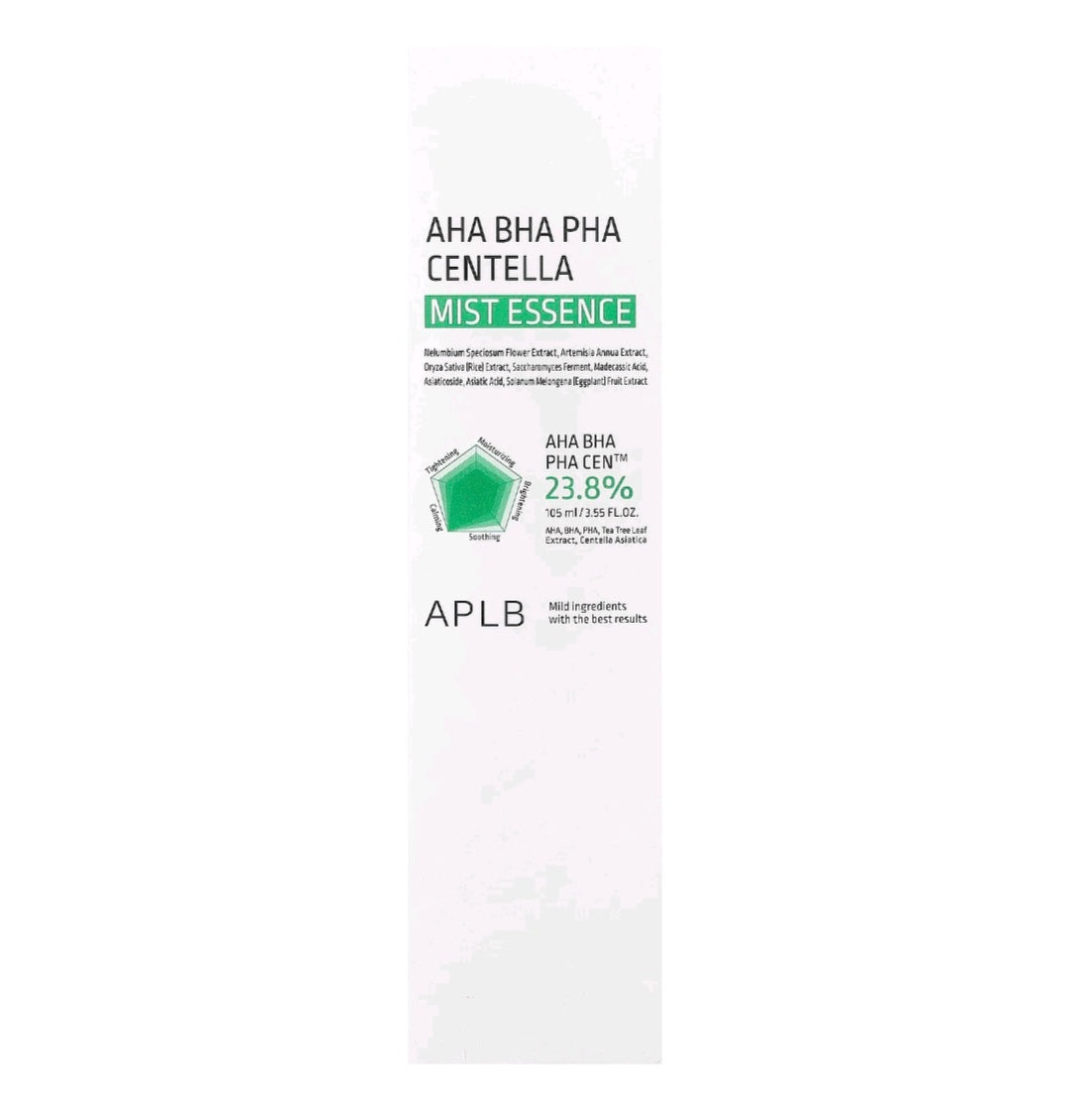 APLB - AHA BHA PHA Centella Mist Essence, 3.55 fl oz (105ml)
