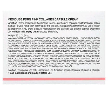 MEDICUBE PDRN Pink Collagen Capsule Cream 55g