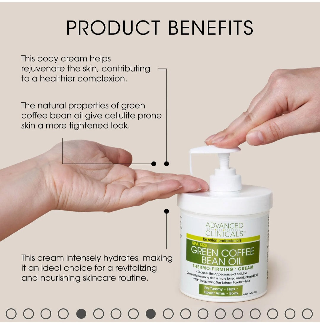 Advanced Clinical's Green Coffee Bean Oil Body Cream