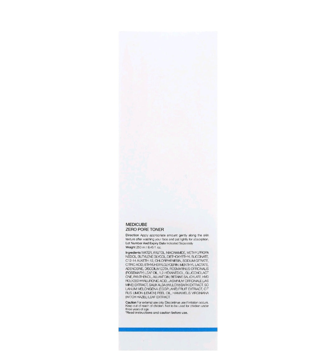 Medicube Zero Pore Toner 250ml