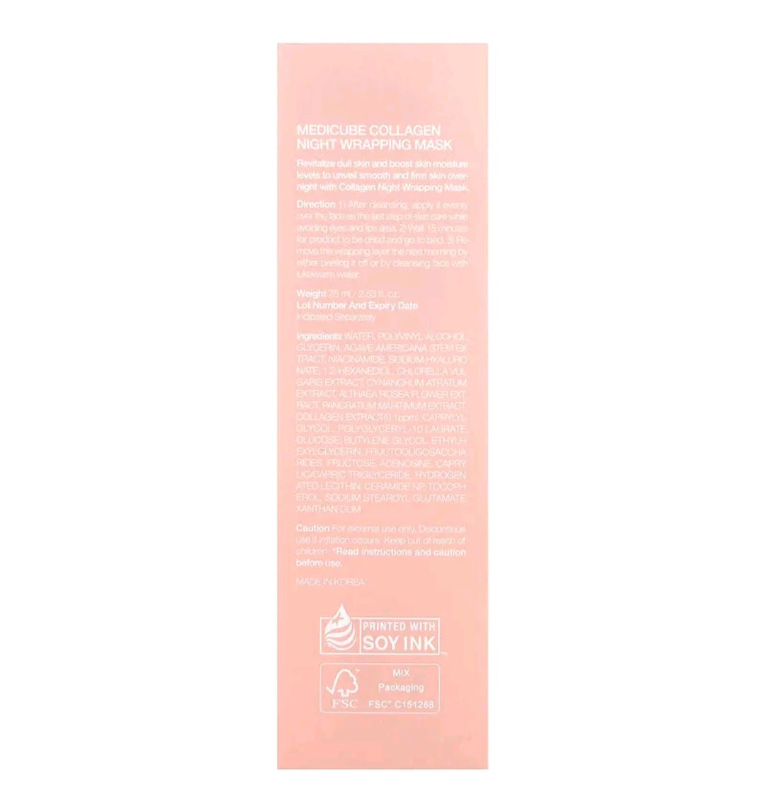 Medicube Collagen Night Wrapping Mask , 2.53 fl oz (75 ml)