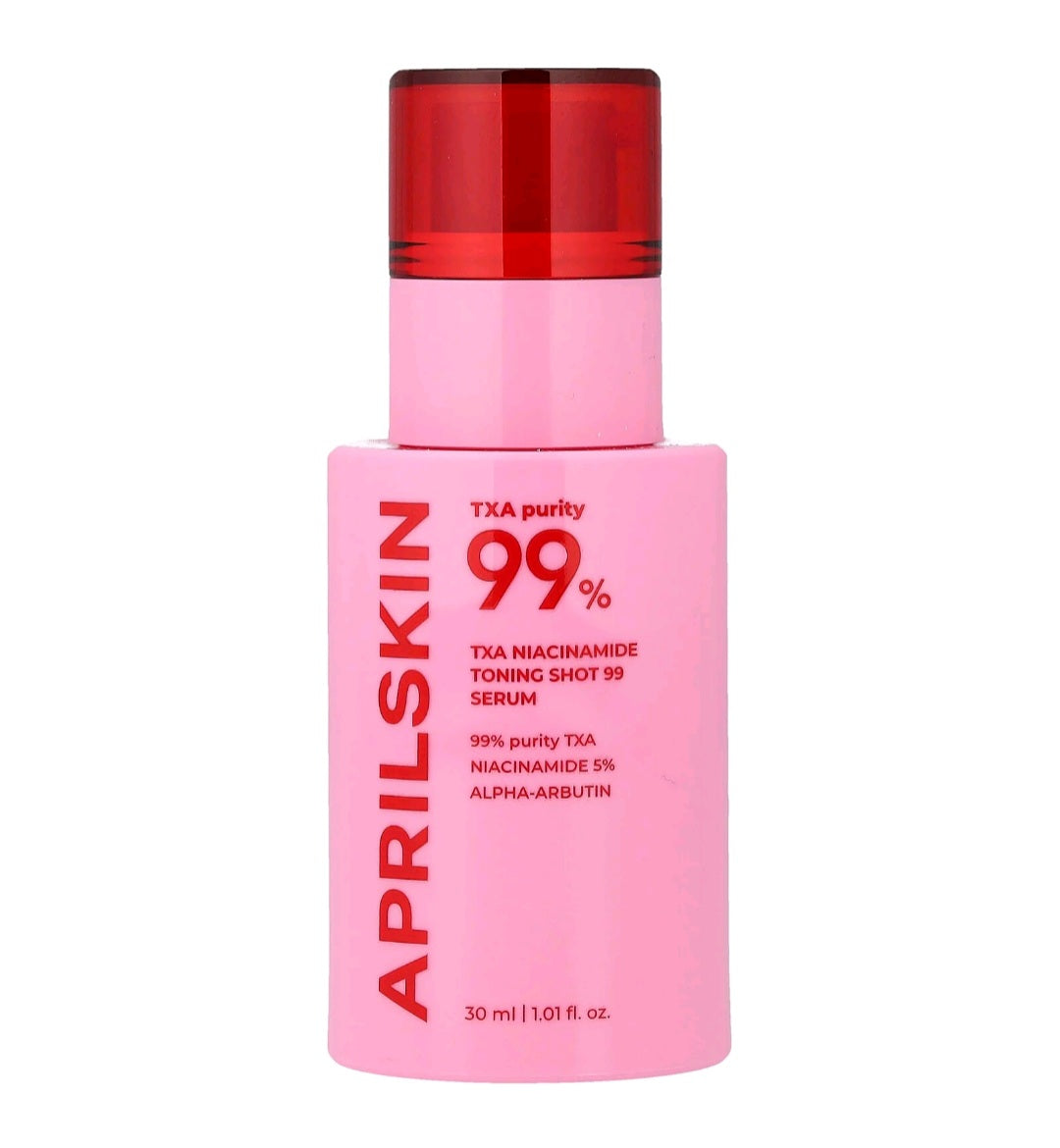 APRILSKIN TXA Niacinamide Toning Shot 99 Serum – 30ml | Spicule-Infused Brightening & Pore Care Serum
