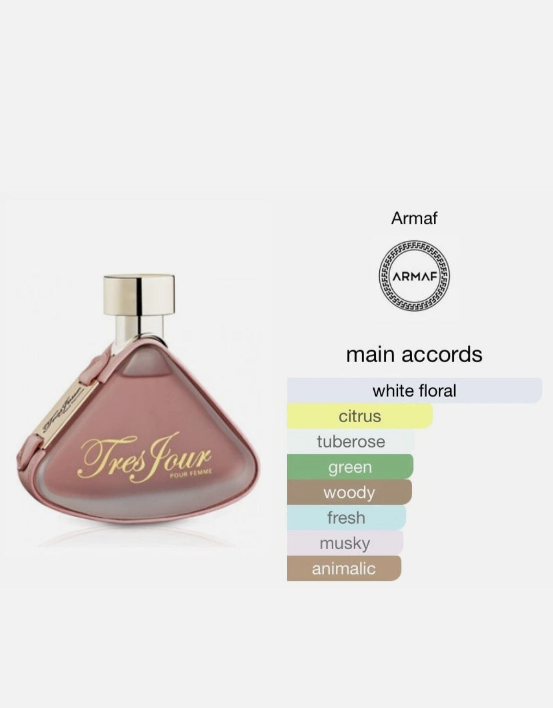 Armaf Tres Jour Pour Femme Eau De Parfum 100ML