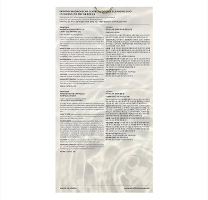 SKIN1004
Madagascar Centella, Double Cleansing Duo, 2 Piece Set