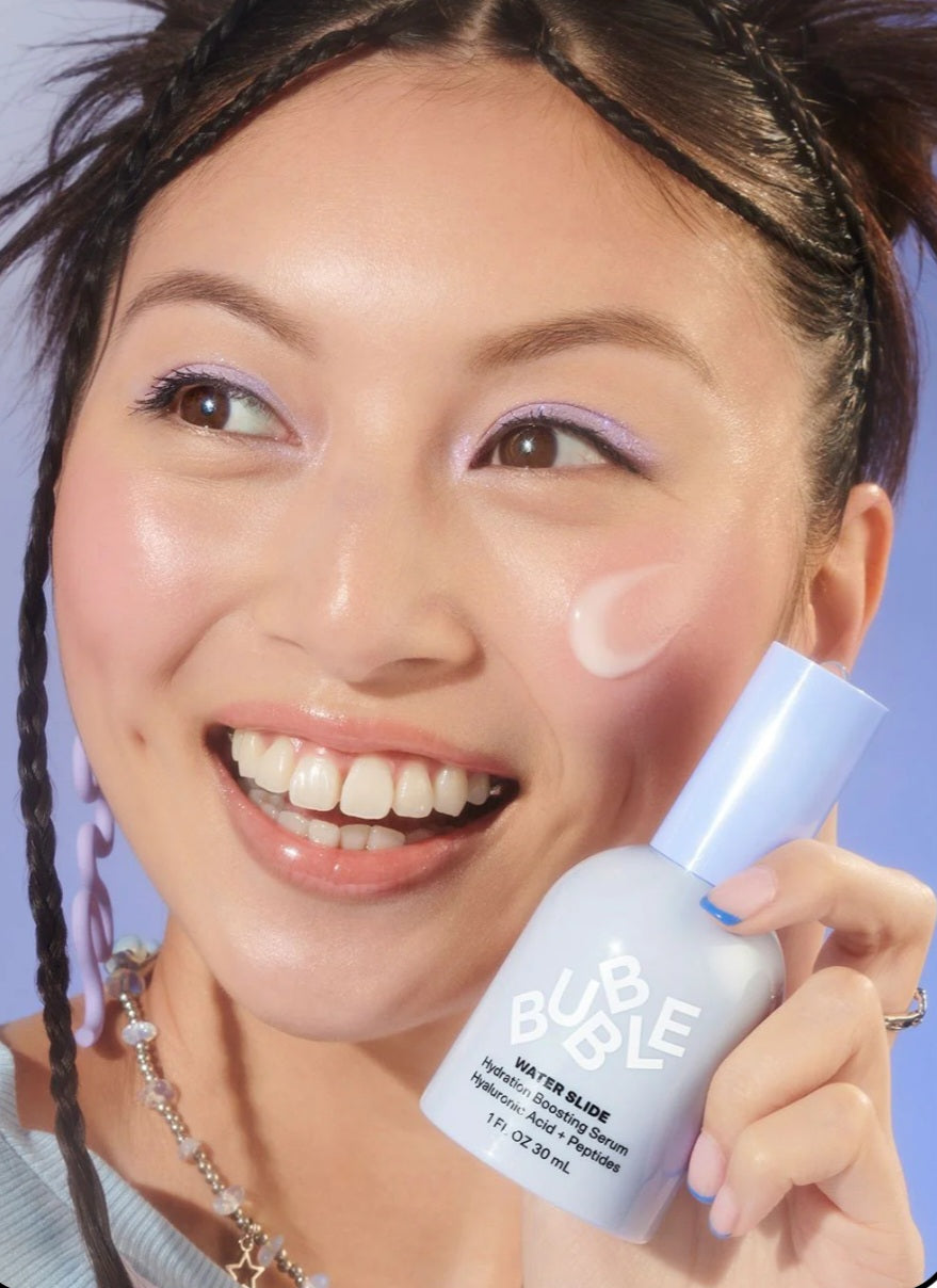 Bubble skincare Water Slide
HYDRATION BOOSTING SERUM