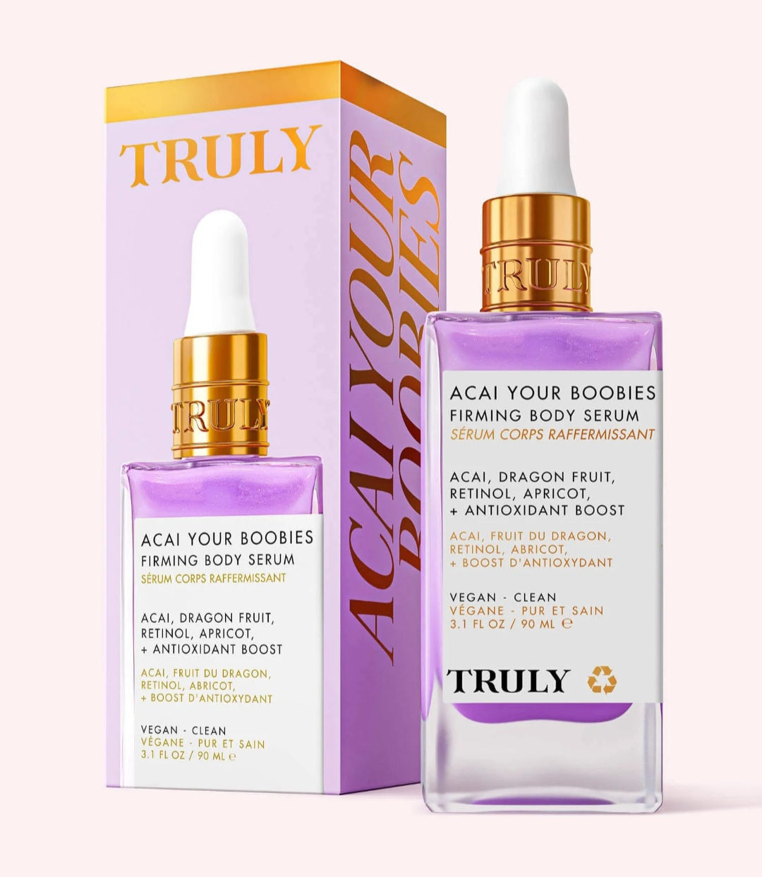 Truly Beauty Acai Your Boobies Firming Body Serum 3.1 fl oz ( 90ml)