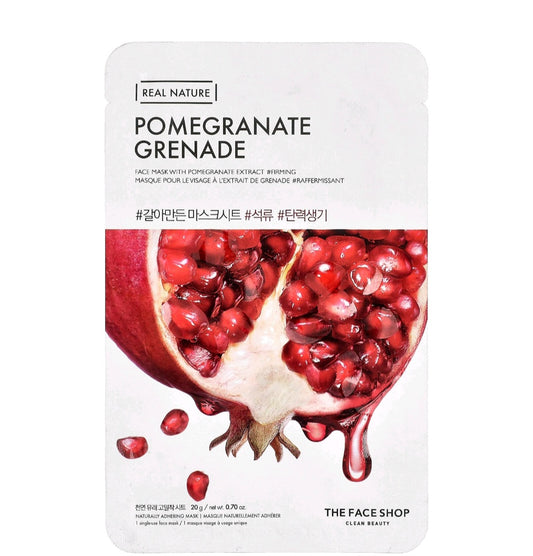 The faceShop Real Nature Mask Sheet Pomegranate 1pc