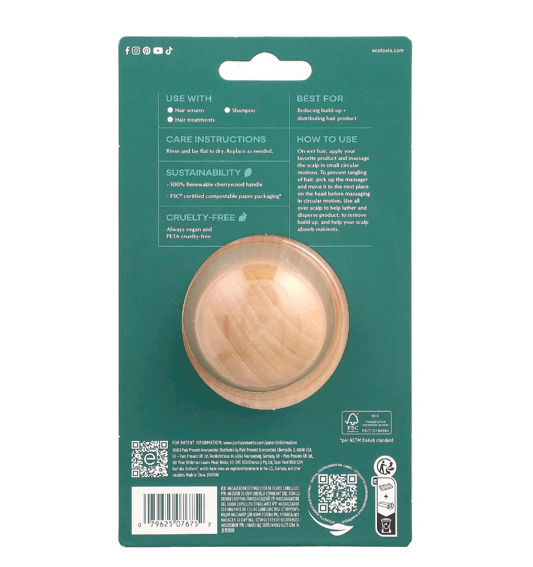 EcoTools

Stimulating Scalp Massager, 1 Count