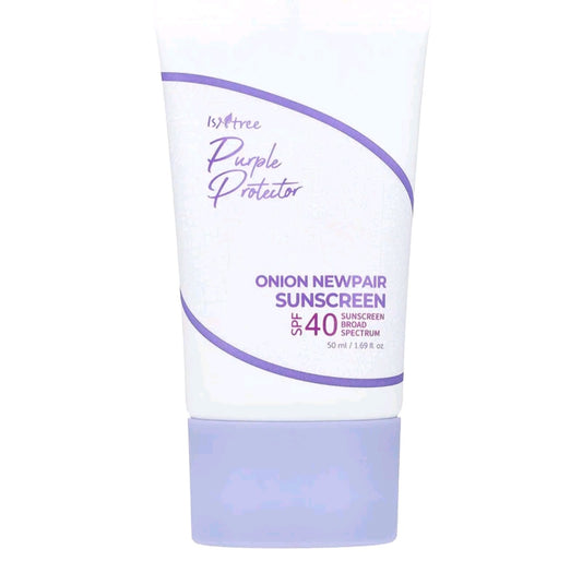 INStree Purple Protector, Onion Newpair Sunscreen, SPF 40, 1.69 fl oz (50 ml)
