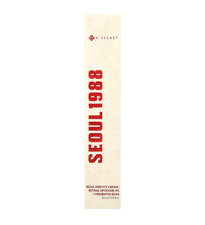 K-SECRET SEOUL 1988 Eye Cream : Retinal Liposome 4% + Fermented Bean 30ml
KSECRET