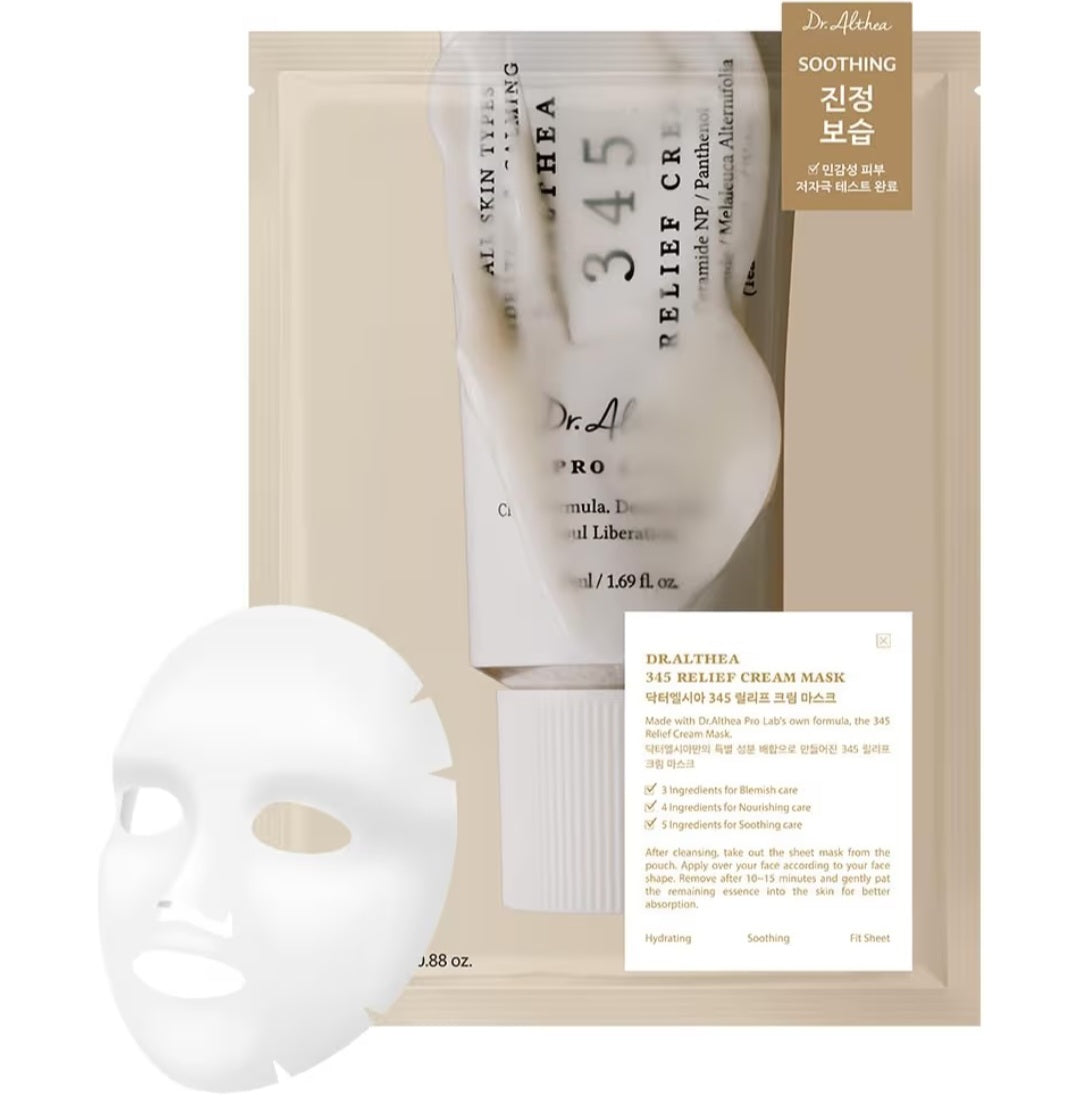 Dr.Althea - 345 Relief Cream Mask (1ea)