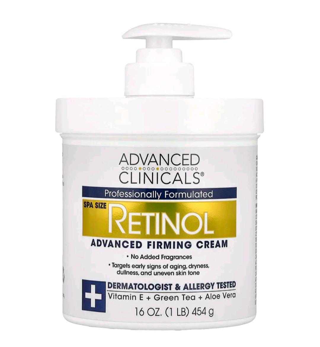 Advanced Clinical's Retinol, Advanced Firming Cream, 16 oz (454 g)