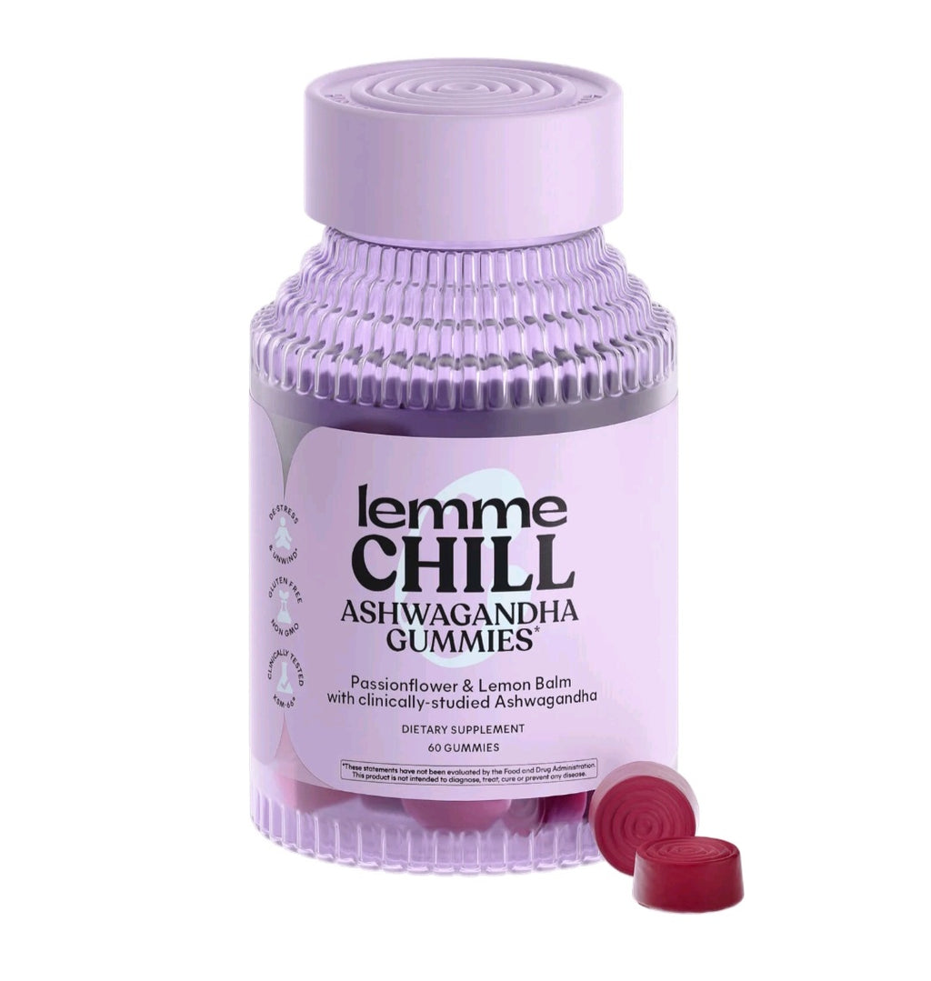 Lemme Chill De-Stress Relief Gummies – 60 Count Mixed Berry