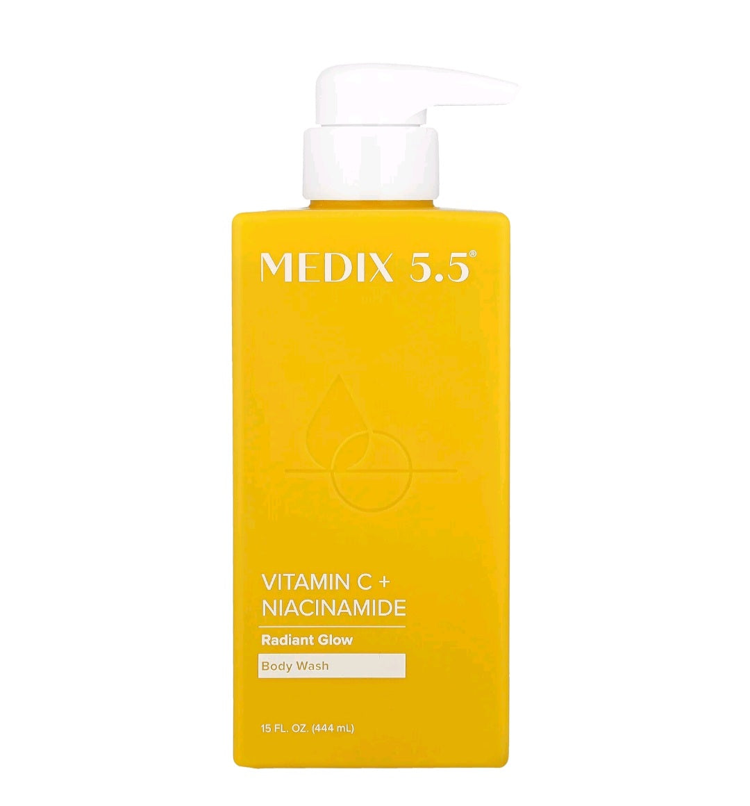 Medix 5.5 Vitamin C + Niacinamide, Body Wash, Radiant Glow 15 fl oz ( 444ml)