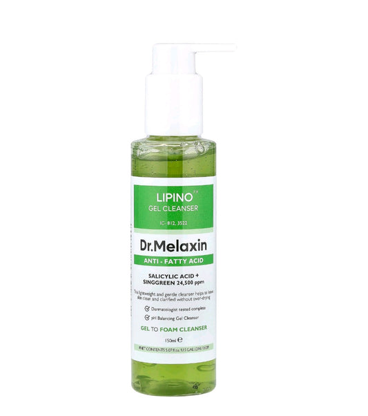 Dr. Melaxin Lipino Gel Cleanser, For oily and Sensitive skin, 5.07 fl oz ( 150ml)