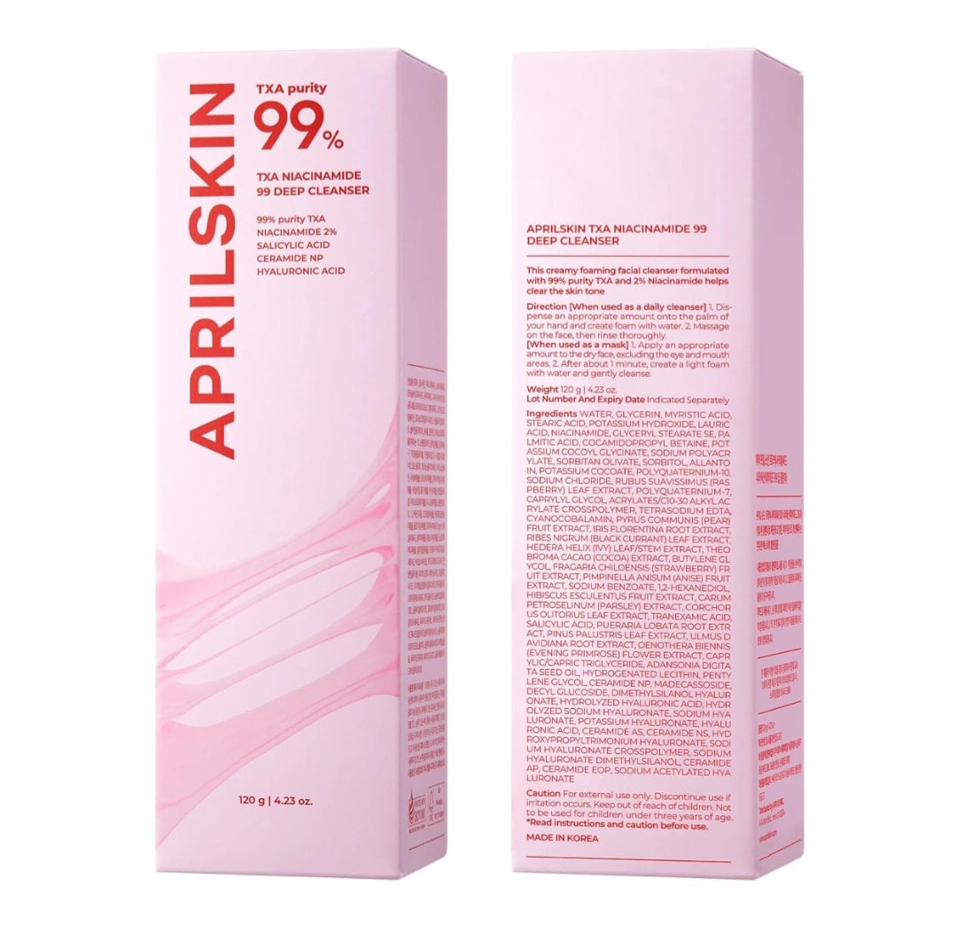 APRILSKIN - TXA Niacinamide 99 Deep Cleanser 4.23 oz (120 g)