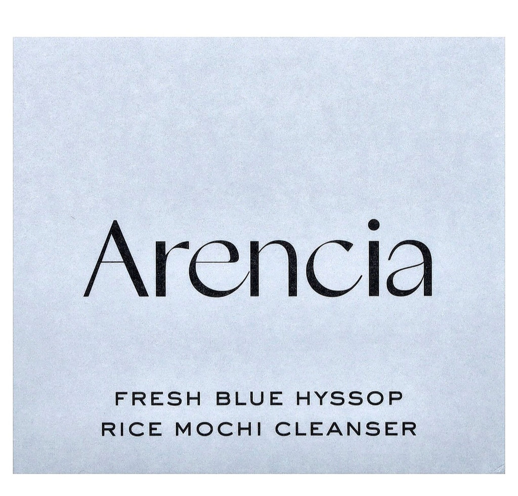 Arencia Fresh Blue Hyssop Rice Mochi Cleanser 120g