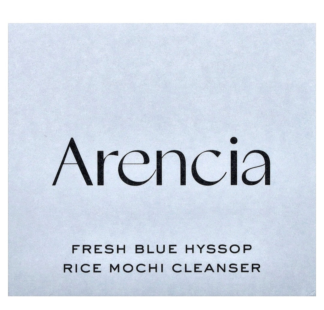 Arencia Fresh Blue Hyssop Rice Mochi Cleanser 120g