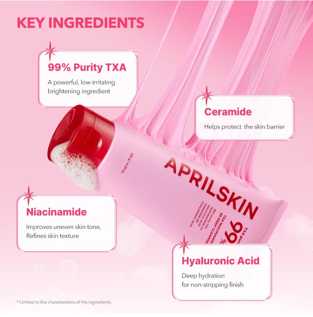 APRILSKIN - TXA Niacinamide 99 Deep Cleanser 4.23 oz (120 g)