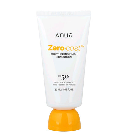 ANUA
Zero-Cast Moisturizing Finish Sunscreen - hydrates and protects 50ml