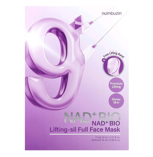 Numbuzin No.9 NAD Bio Lifting Full Cover Facial Mask