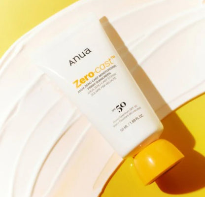 ANUA
Zero-Cast Moisturizing Finish Sunscreen - hydrates and protects 50ml