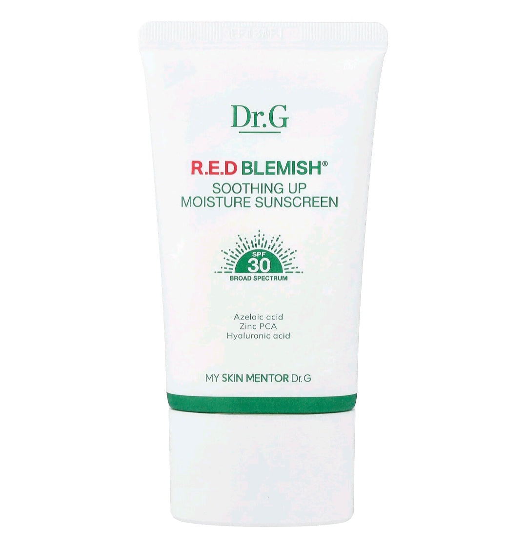 Dr.G
R.E.D BLEMISH Soothing Up Moisture Sunscreen, SPF 30, 1.69 fl oz ( 50ml)