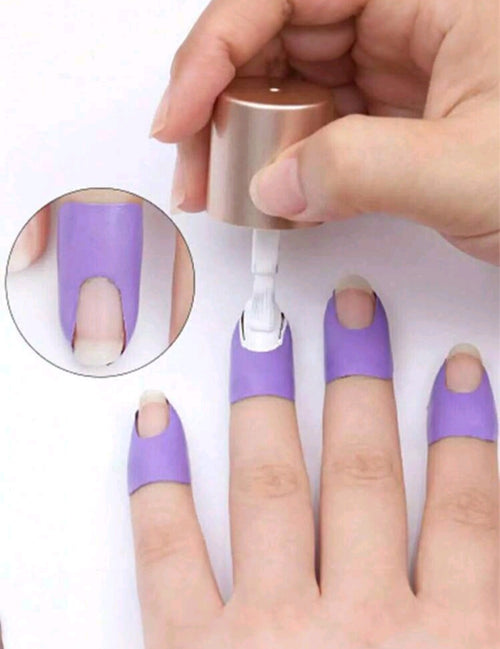 10pcs U-Shaped Nail Polish finger Protector