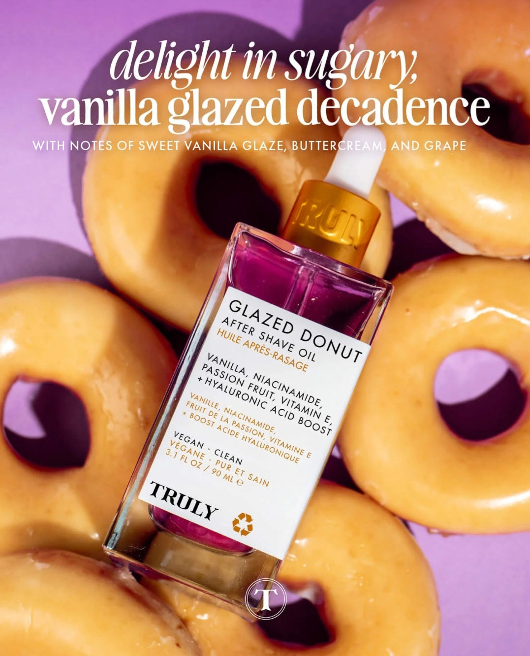 Truly Beauty Glazed Donut After Shave Oil 3.1 fl oz ( 90ml)