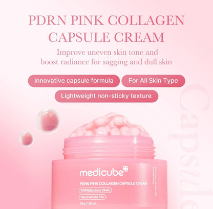 MEDICUBE PDRN Pink Collagen Capsule Cream 55g