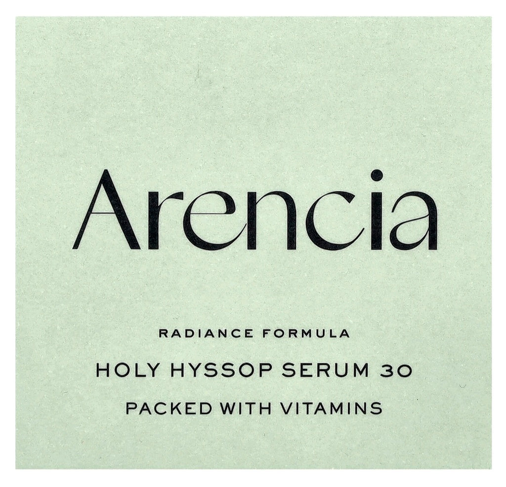 Arencia Holy Hyssop serum 30, All Skin Types (50g)