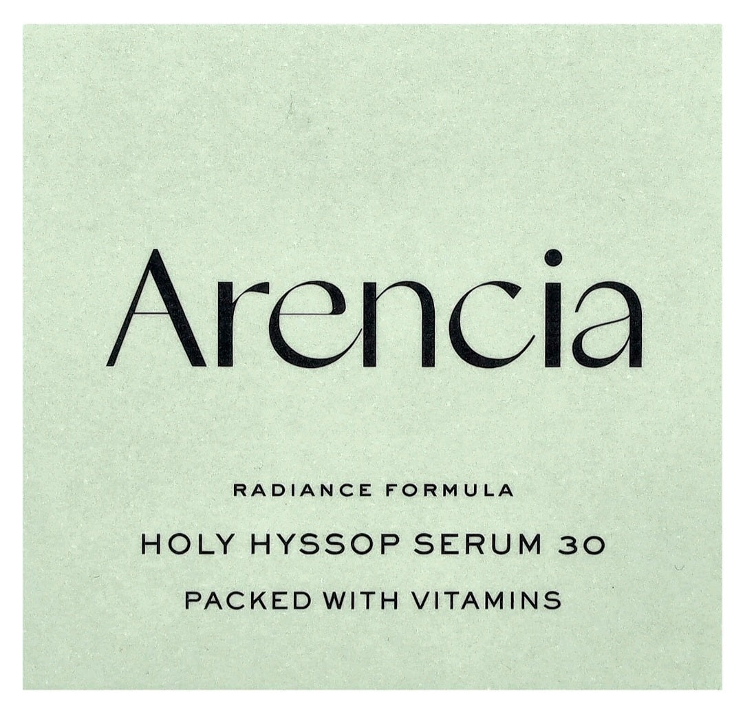 Arencia Holy Hyssop serum 30, All Skin Types (50g)
