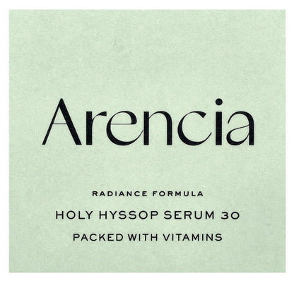 Arencia Holy Hyssop serum 30, All Skin Types (50g)