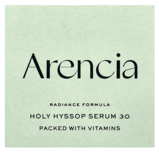 Arencia Holy Hyssop serum 30, All Skin Types (50g)