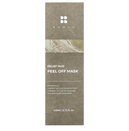 BRMUD Relief Mud Peel Off Beauty Mask, 3.71 fl oz (110ml)
