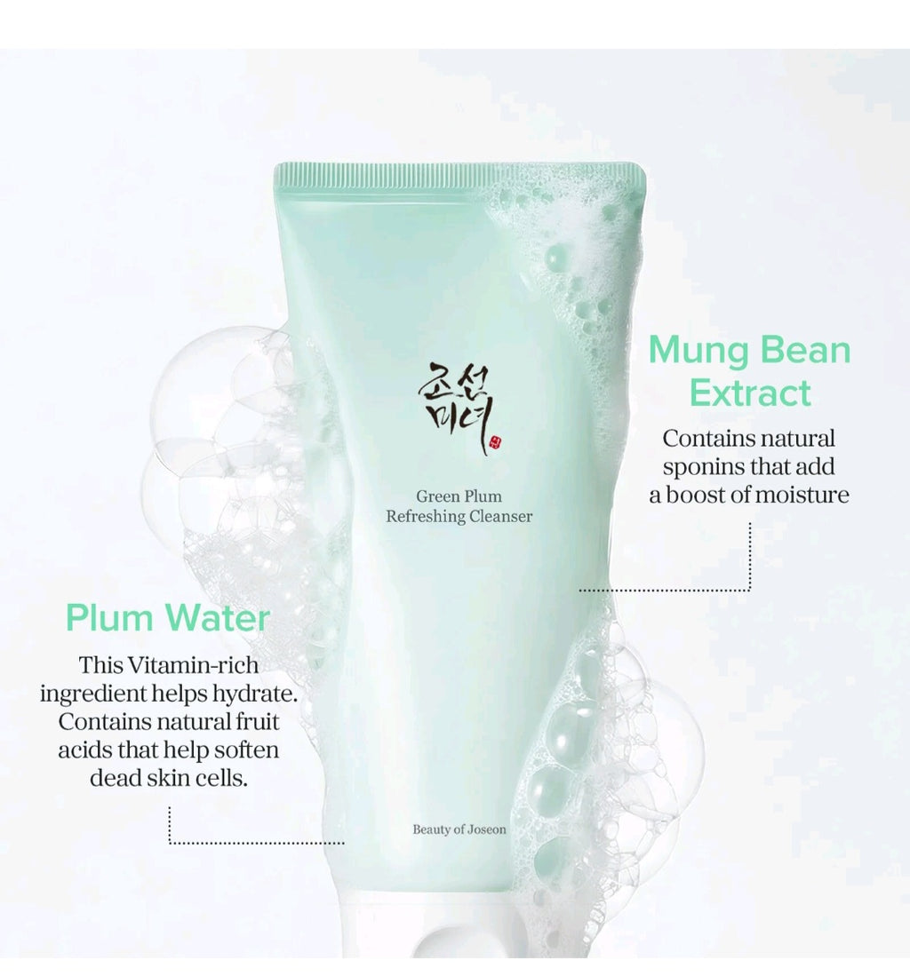 Beauty of Joseon
Green Plum Refreshing Cleanser (100ml)