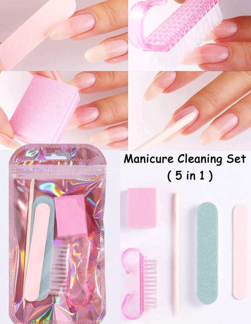 Manicure & Pedicure travel set, 5pcs