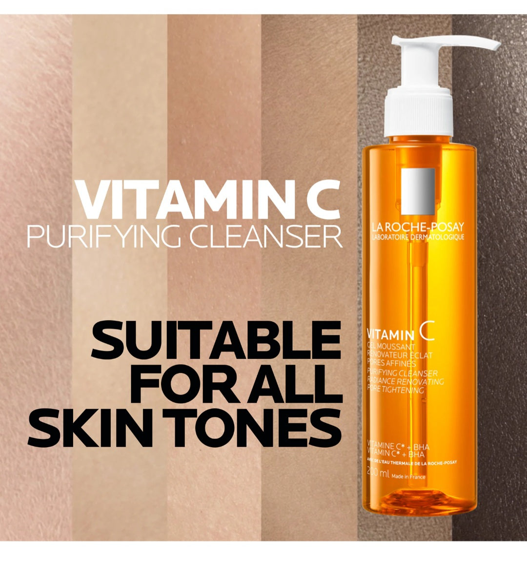 La Roche-Posay
Pure Vitamin C
purifying foam gel cleanser