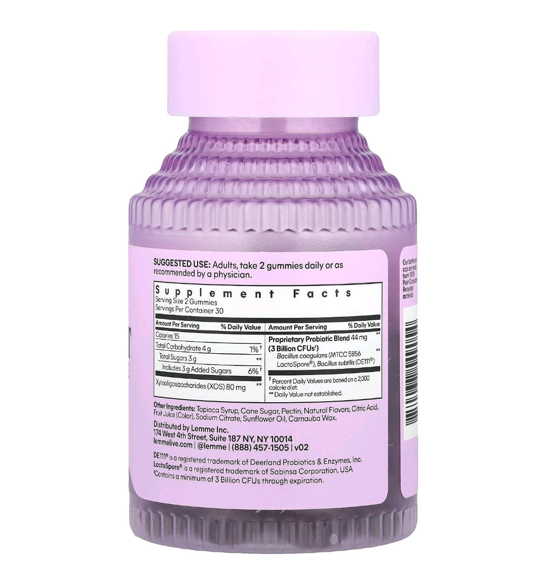 Lemme Debloat Gummies 60 Gummies