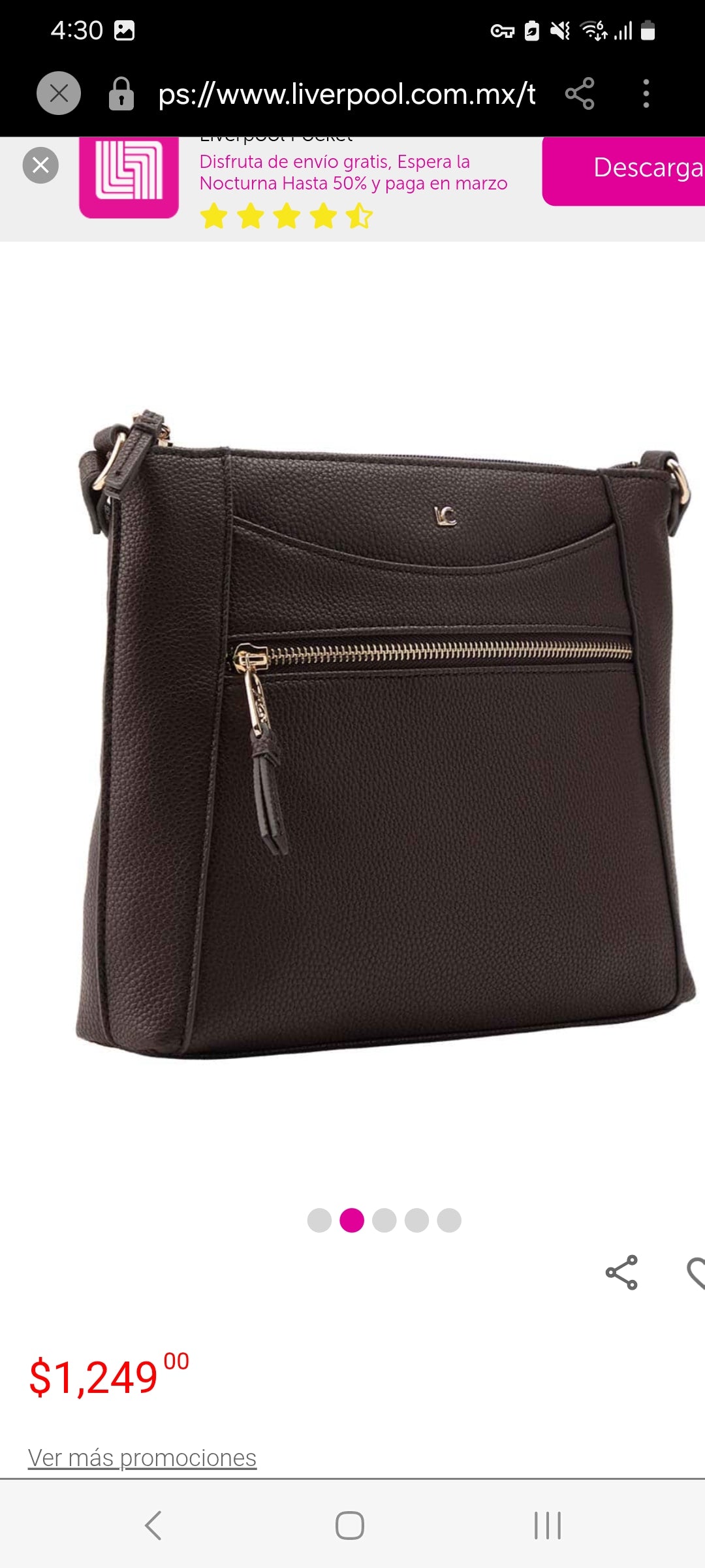 Liz Claiborne Penelope Crossbody Bag