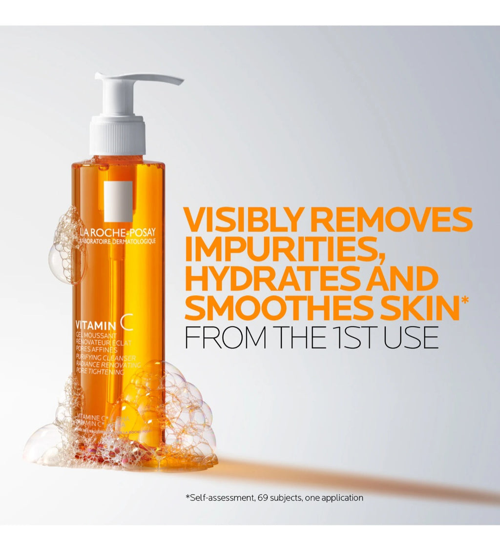 La Roche-Posay
Pure Vitamin C
purifying foam gel cleanser