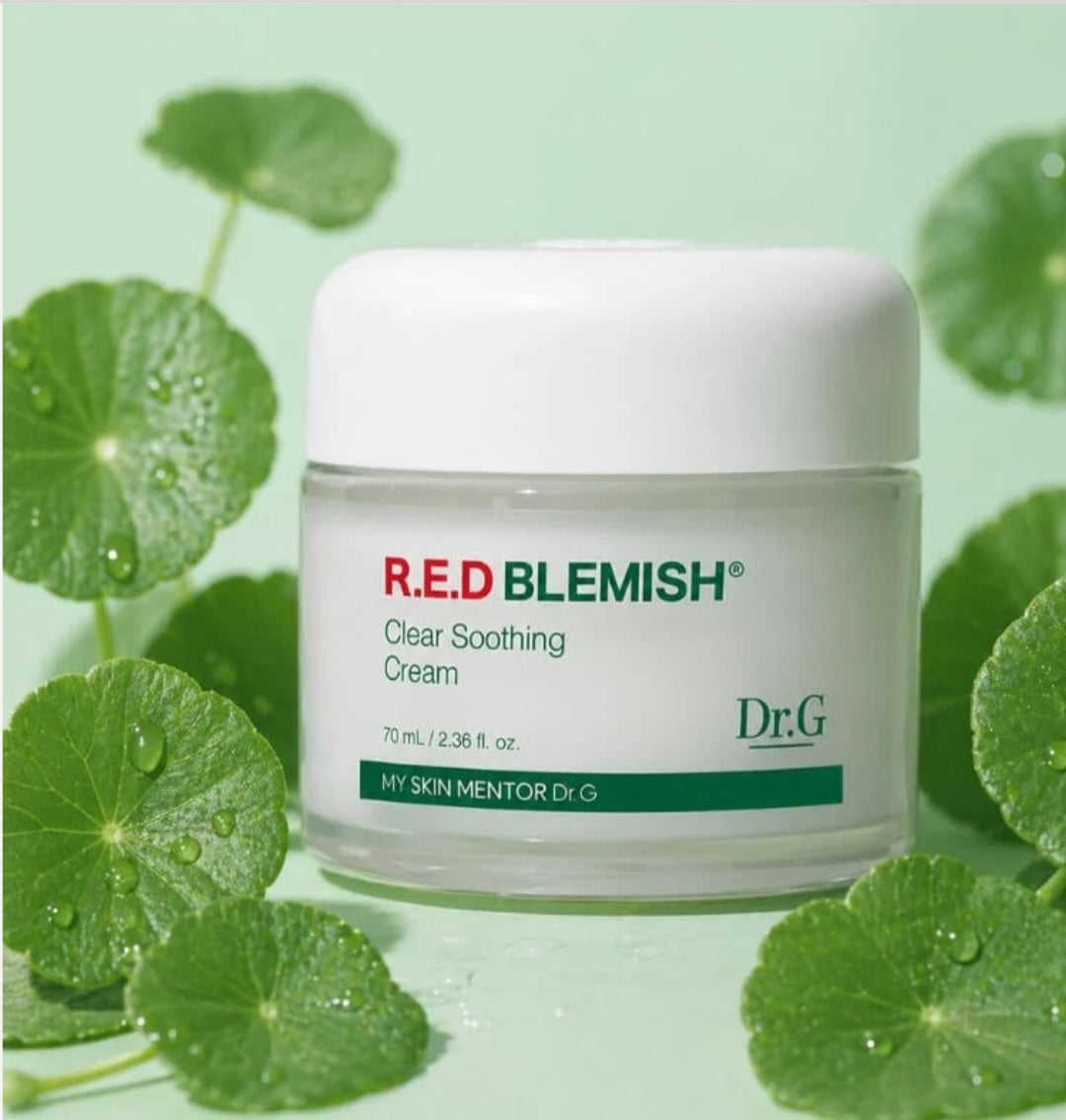 Dr.G, 
Red Blemish Clear Soothing Cream, For Sensitive Skin, 2.36 fl oz ( 70ml)