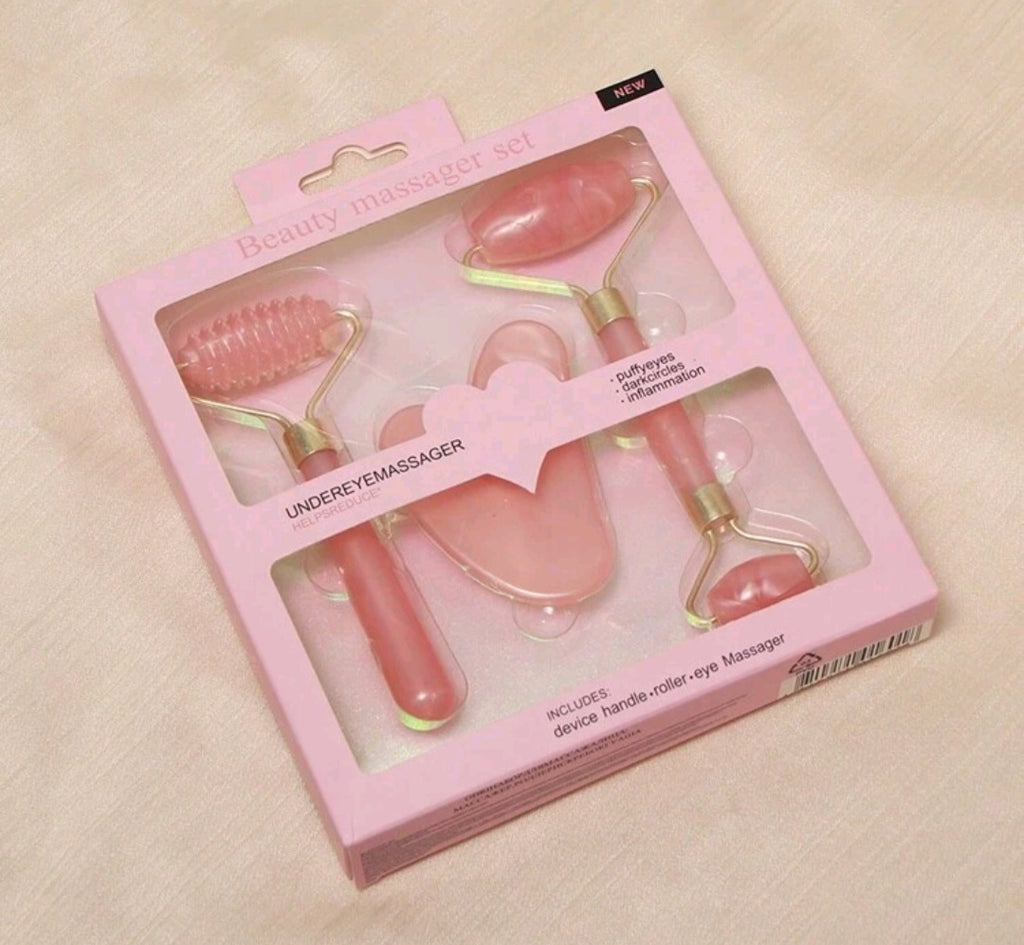 3-piece  beauty face massager set