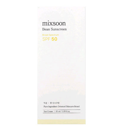 mixsoon - Bean Sunscreen, SPF50, 1.69 fl oz (50ml)